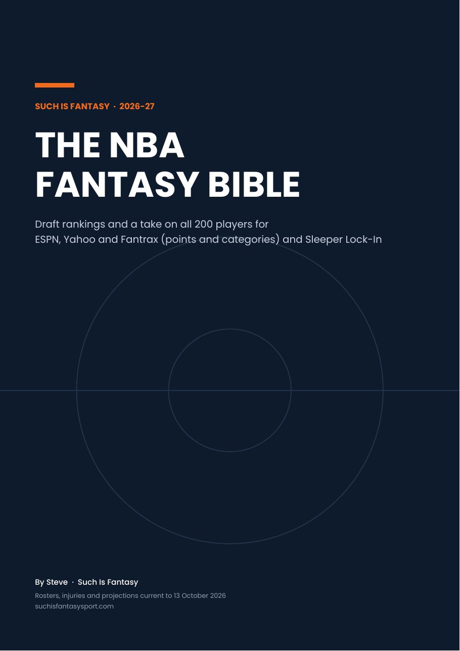 Cover of the SIF NBA Fantasy Bible 2026-27